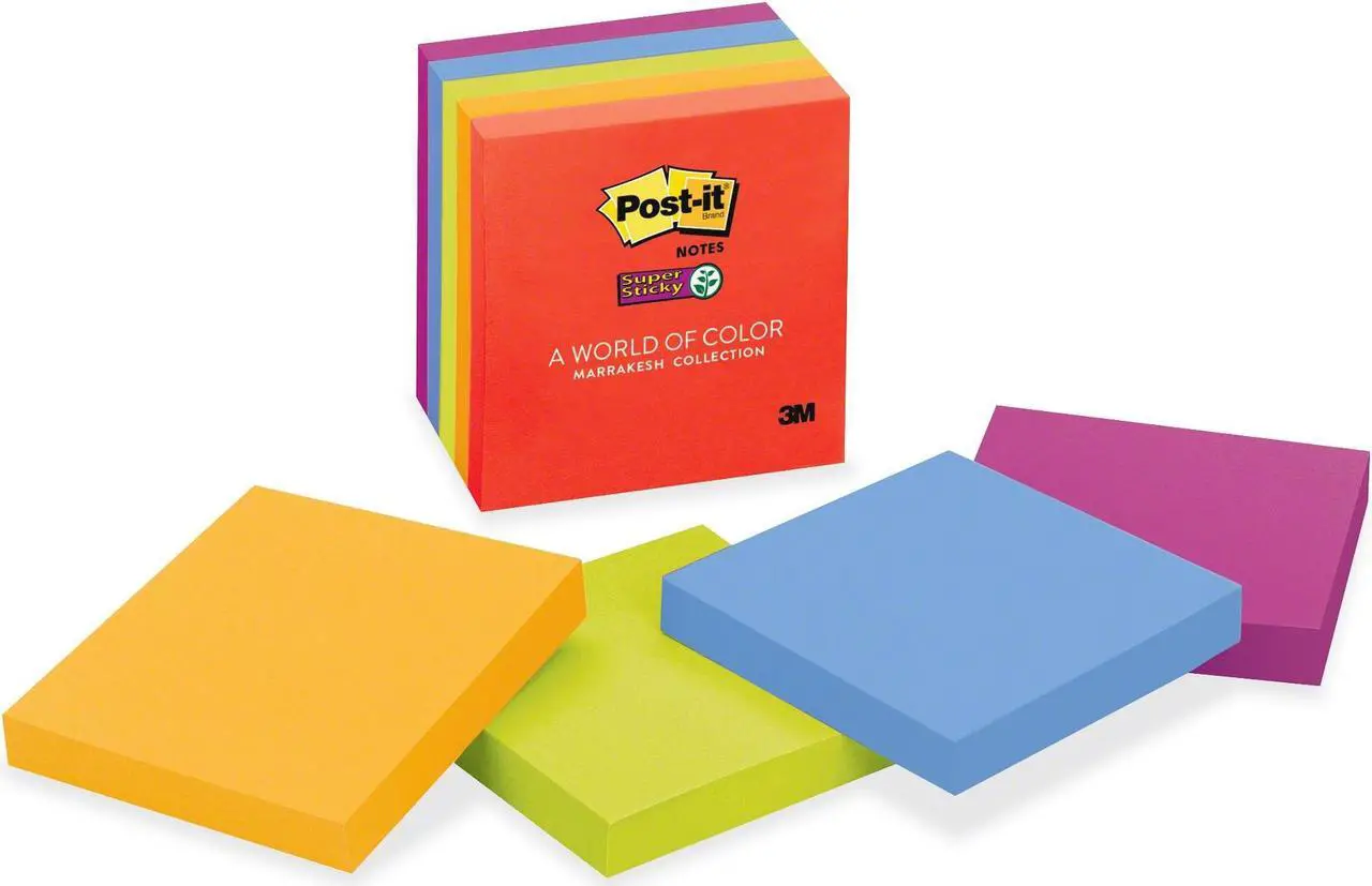 Main image of 3M Post-it Super Sticky 3x3 Marrakesh Notes