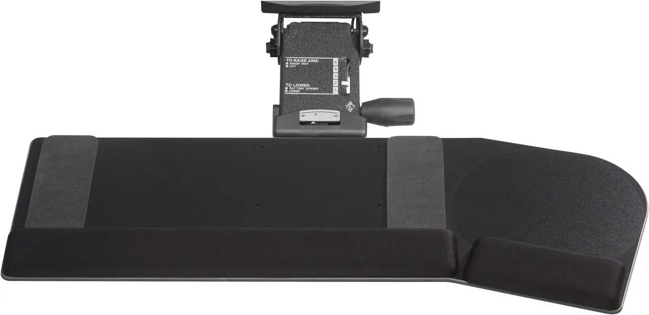 Alt view image 3 of 7 - Kelly Computer Supply Leverless Lift N Lock California Keyboard Tray 28 x 10