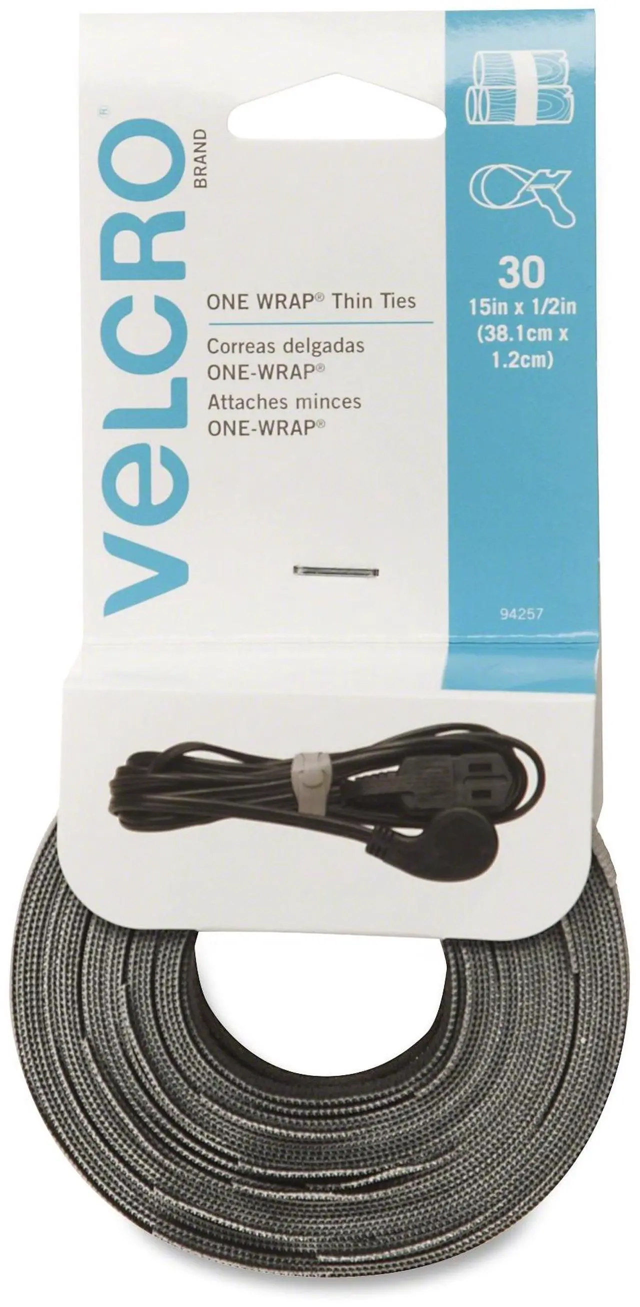 Main image of VELCRO Brand Reusable Cable Ties