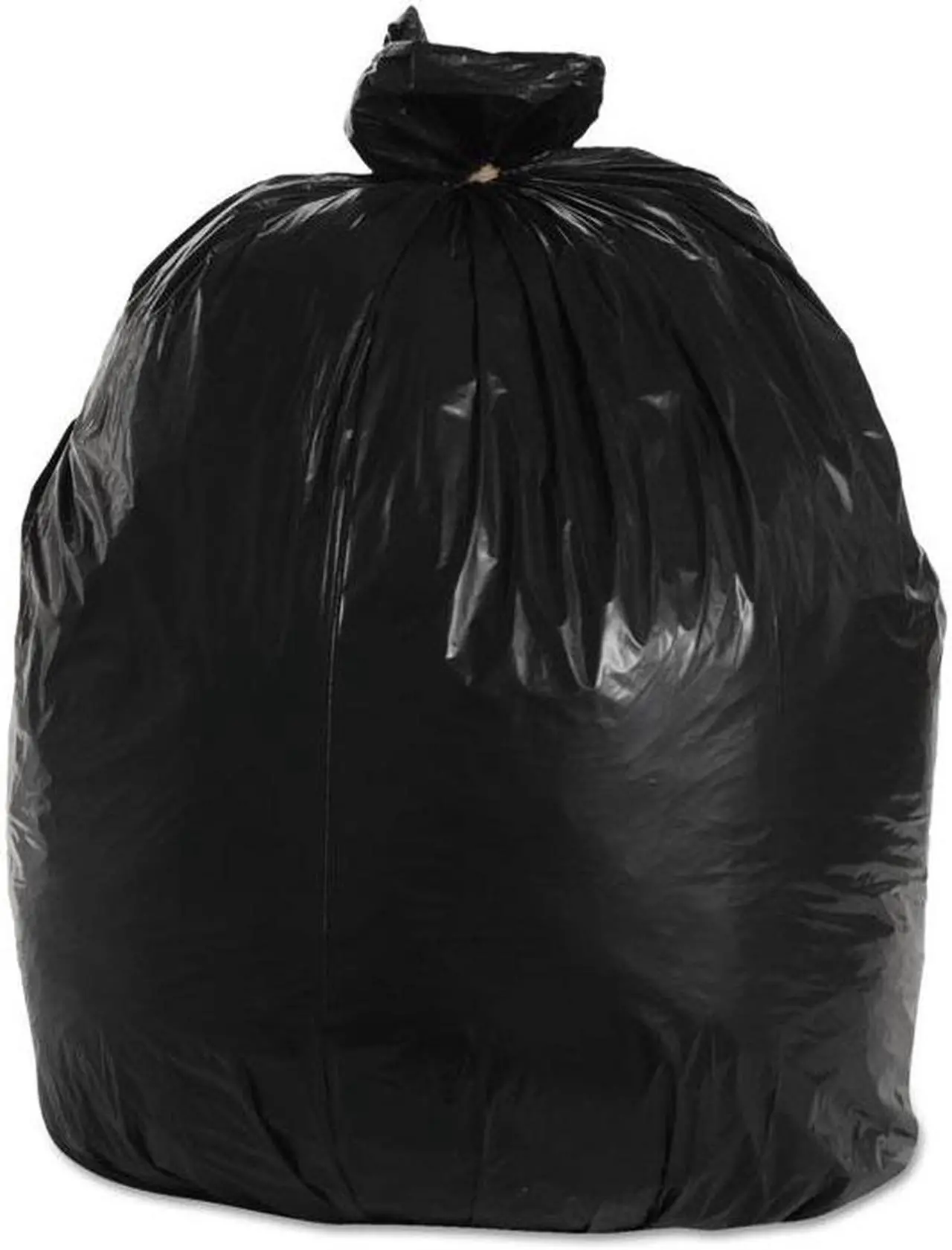 Main image of Boardwalk 516 Super-Heavy Grade Can Liners, 33 x 39, 1.2 Mil, 33-Gallon, Black, 10/Roll, 100/Carton, 1 Carton