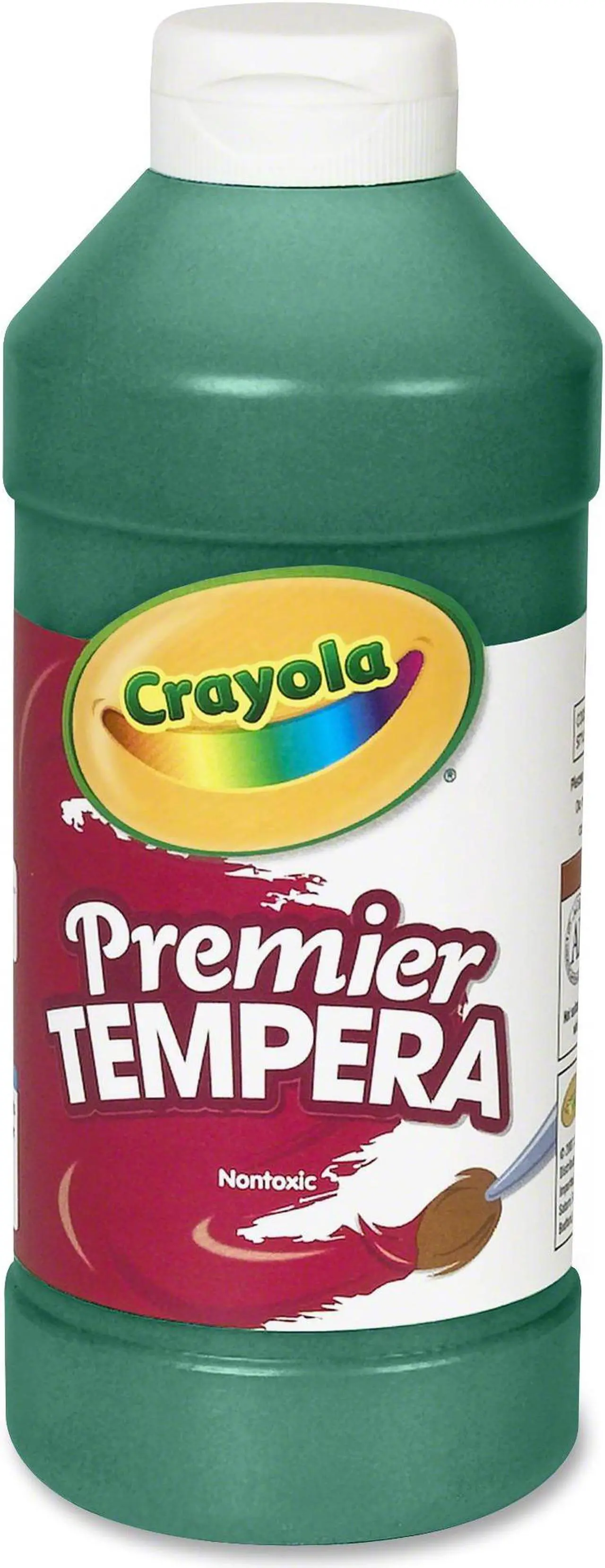 Main image of Crayola. 541216044 Premier Tempera Paint, Green, 16 oz