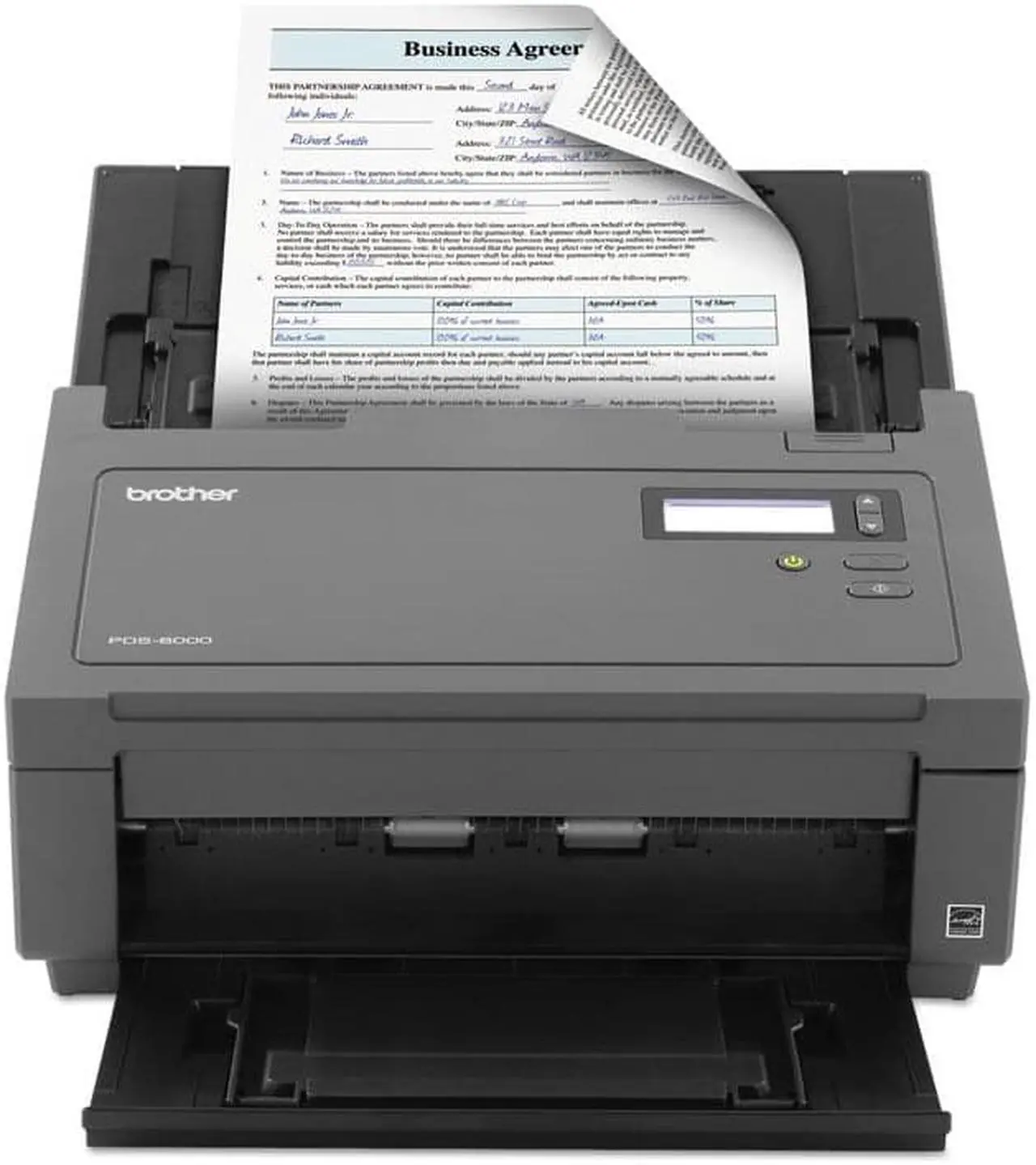 Alt view image 2 of 7 - Brother PDS-6000 600 x 600 dpi USB Color Desktop Scanner with Duplex for Higher Scan Volumes