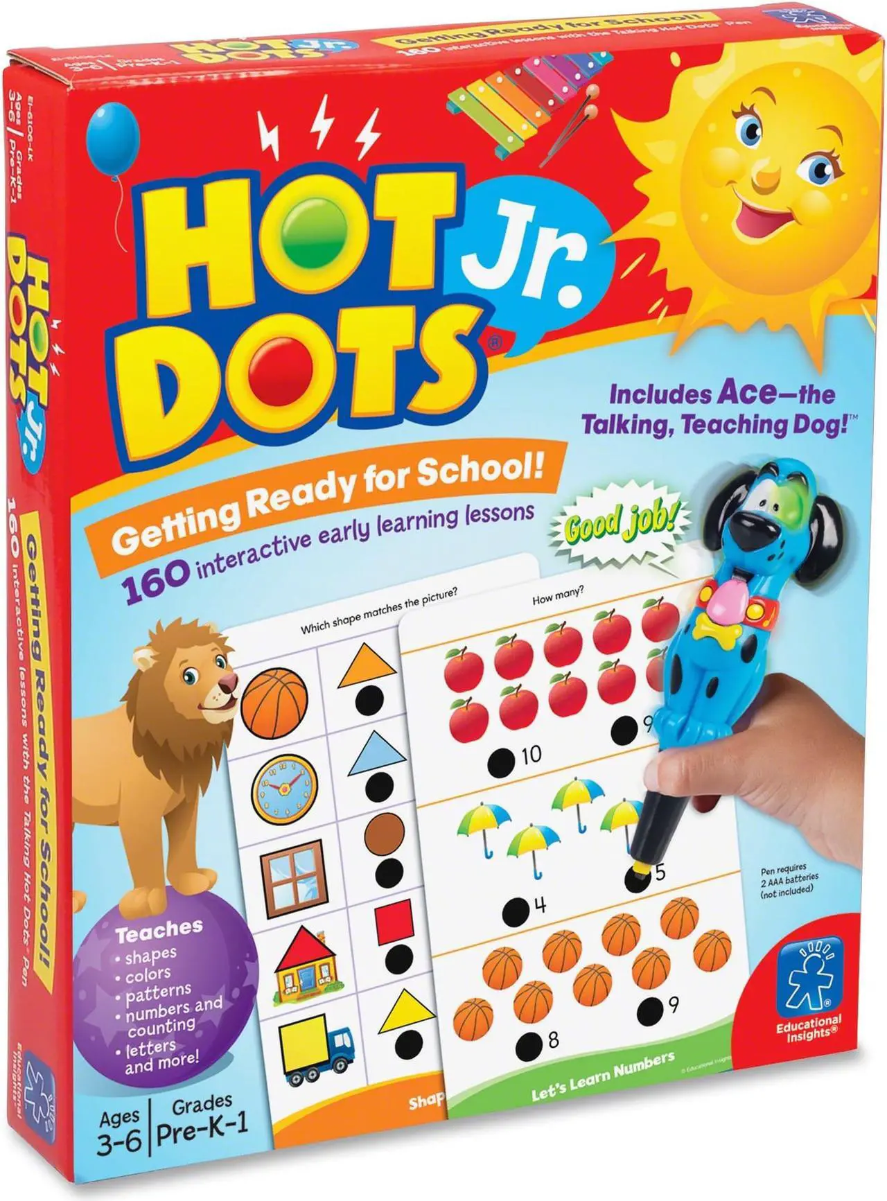 Alt view image 8 of 11 - Educational Insights Getting Ready For School Hot Dots Set
