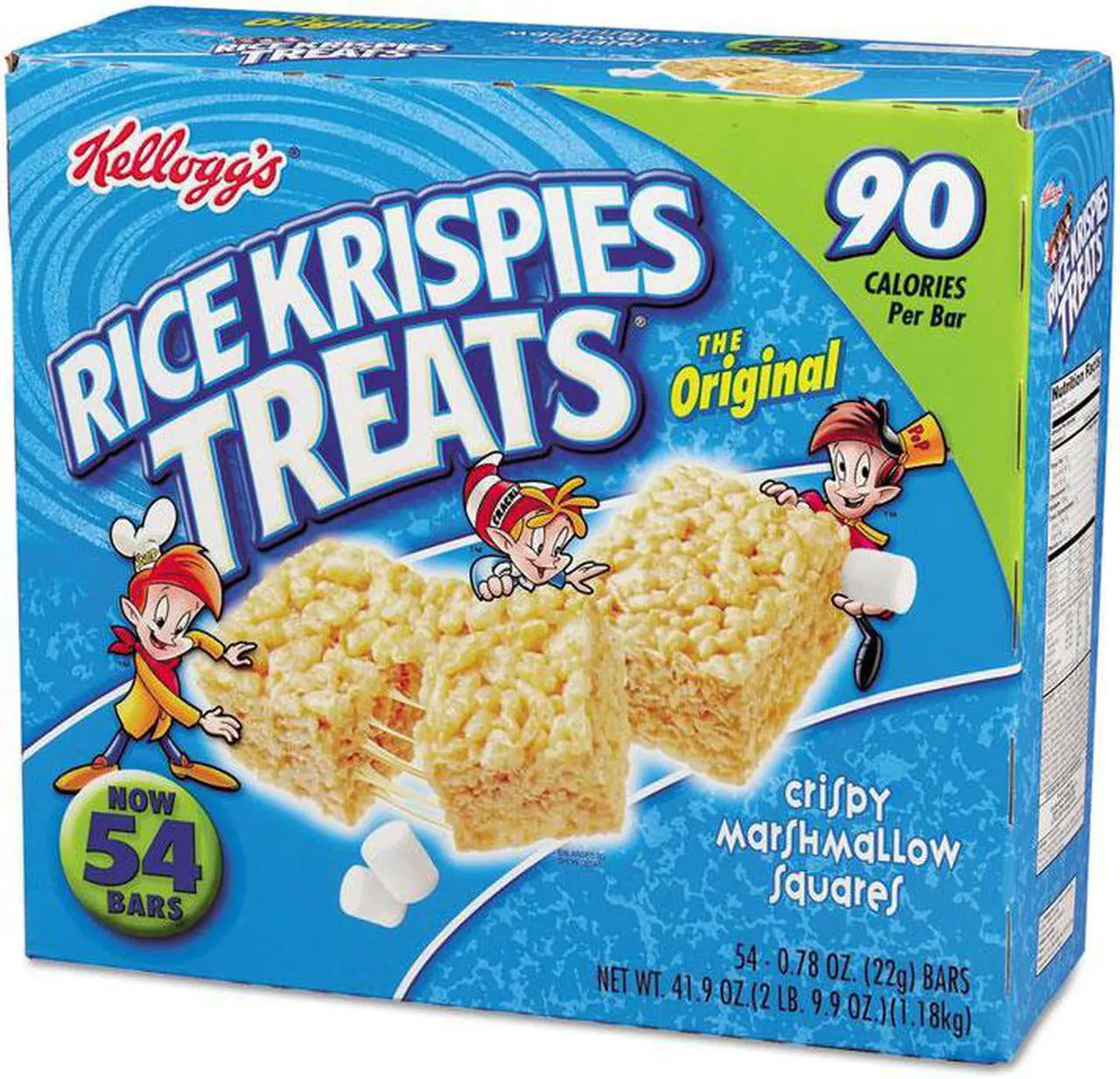 Alt view image 4 of 6 - Kellogg's Rice Krispies Treats, Original Marshmallow, 0.78oz Pack, 54 per Carton