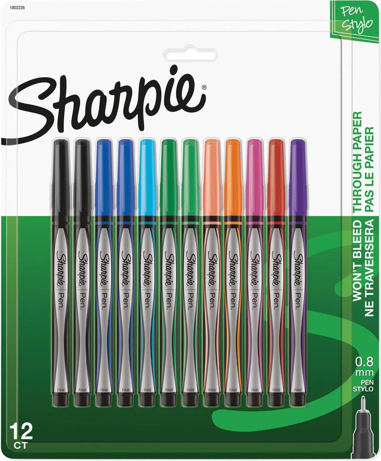 Alt view image 3 of 13 - Sanford 1802226 Sharpie Pen Stylo Fine