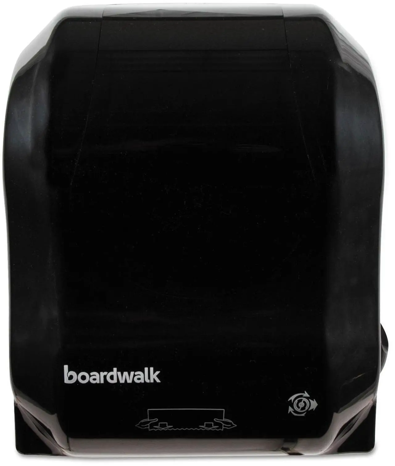 Alt view image 7 of 13 - Boardwalk BWK1501 Xtra Mechanical Towel Dispenser, 16.81" x 12.13" x 9.81" - Black