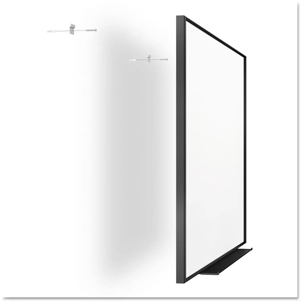 Alt view image 9 of 19 - Fusion Nano-Clean Magnetic Whiteboard 36 x 24 White Surface Silver Aluminum Frame NA3624F