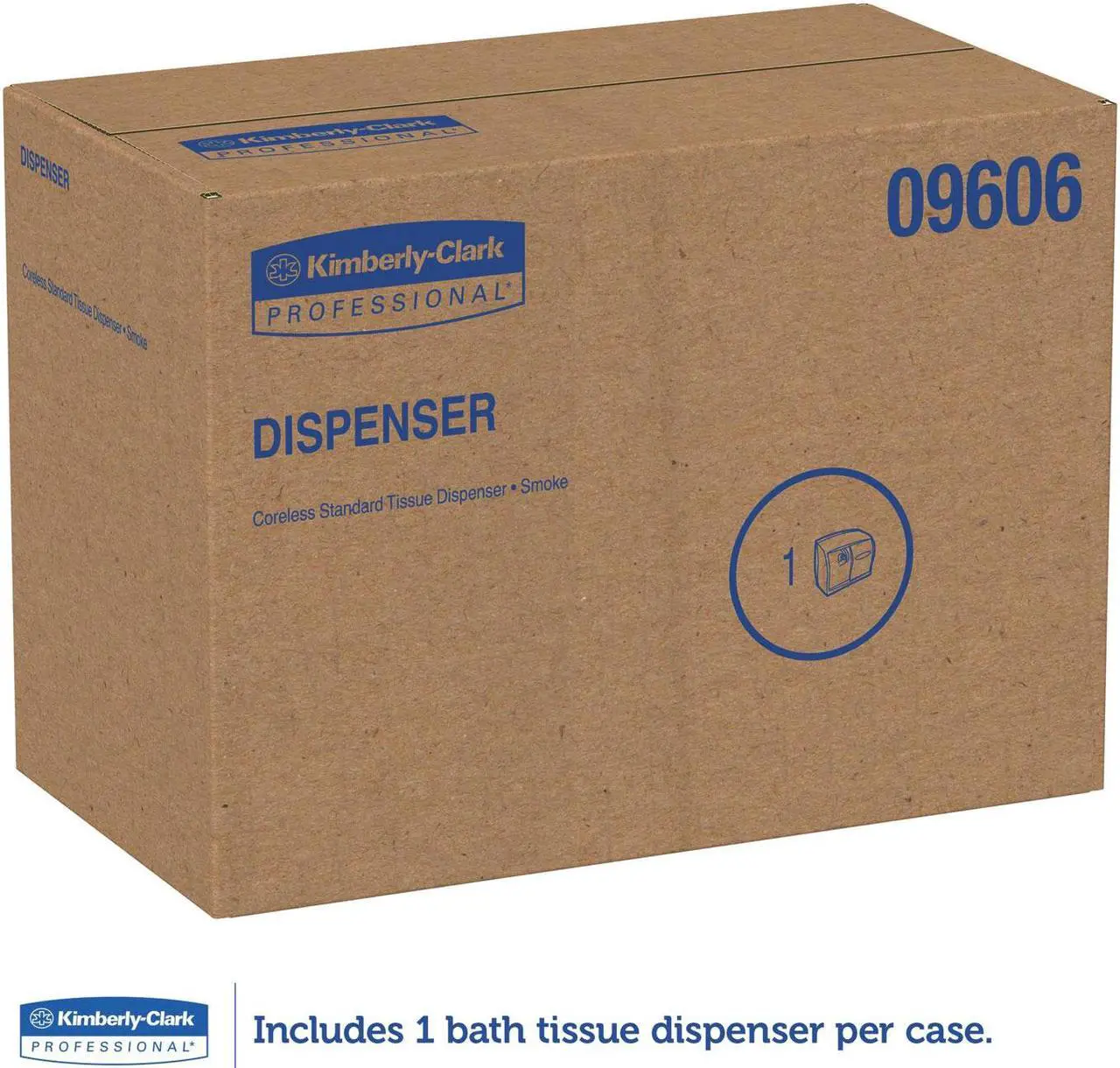 Alt view image 8 of 9 - KIMBERLY-CLARK PROFESSIONAL* 09606 Coreless Double Roll Bath Tissue Dispenser, 7.1" x 10.1" x 6.4", Stainless Steel