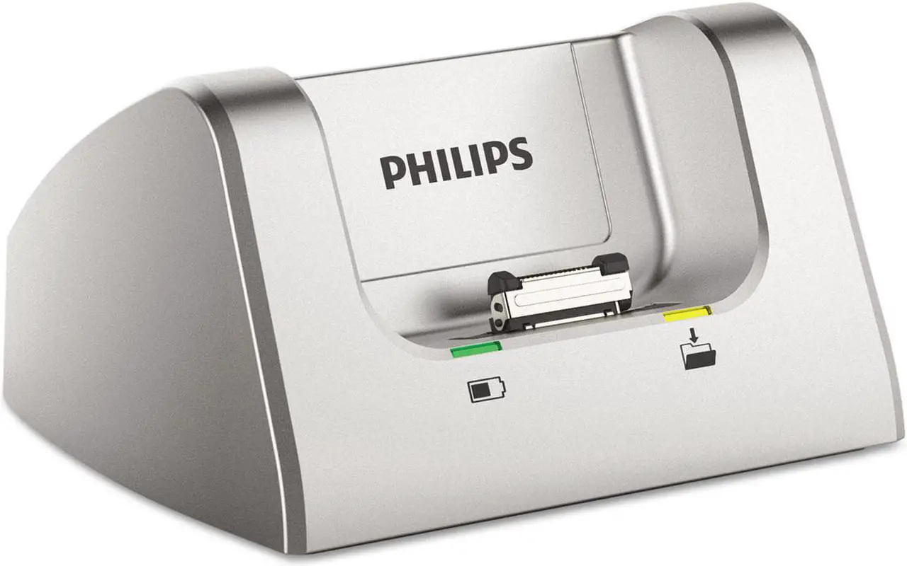Alt view image 3 of 6 - Philips - ACC8120 - Philips Pocket Memo Docking Station - Docking - Charging Capability, silver