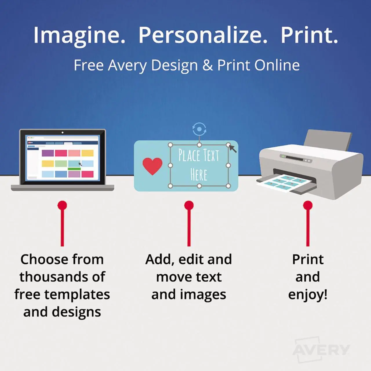 Alt view image 8 of 10 - Avery Printable Self-Adhesive Permanent 3/4" Round ID Labels 3/4"dia. Clear 400/Pk 4222