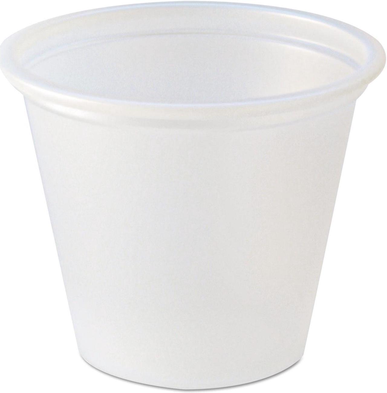 Main image of Fabri-Kal Portion Cups 1 oz Translucent 250/Sleeve 10 Sleeve/Carton PC100