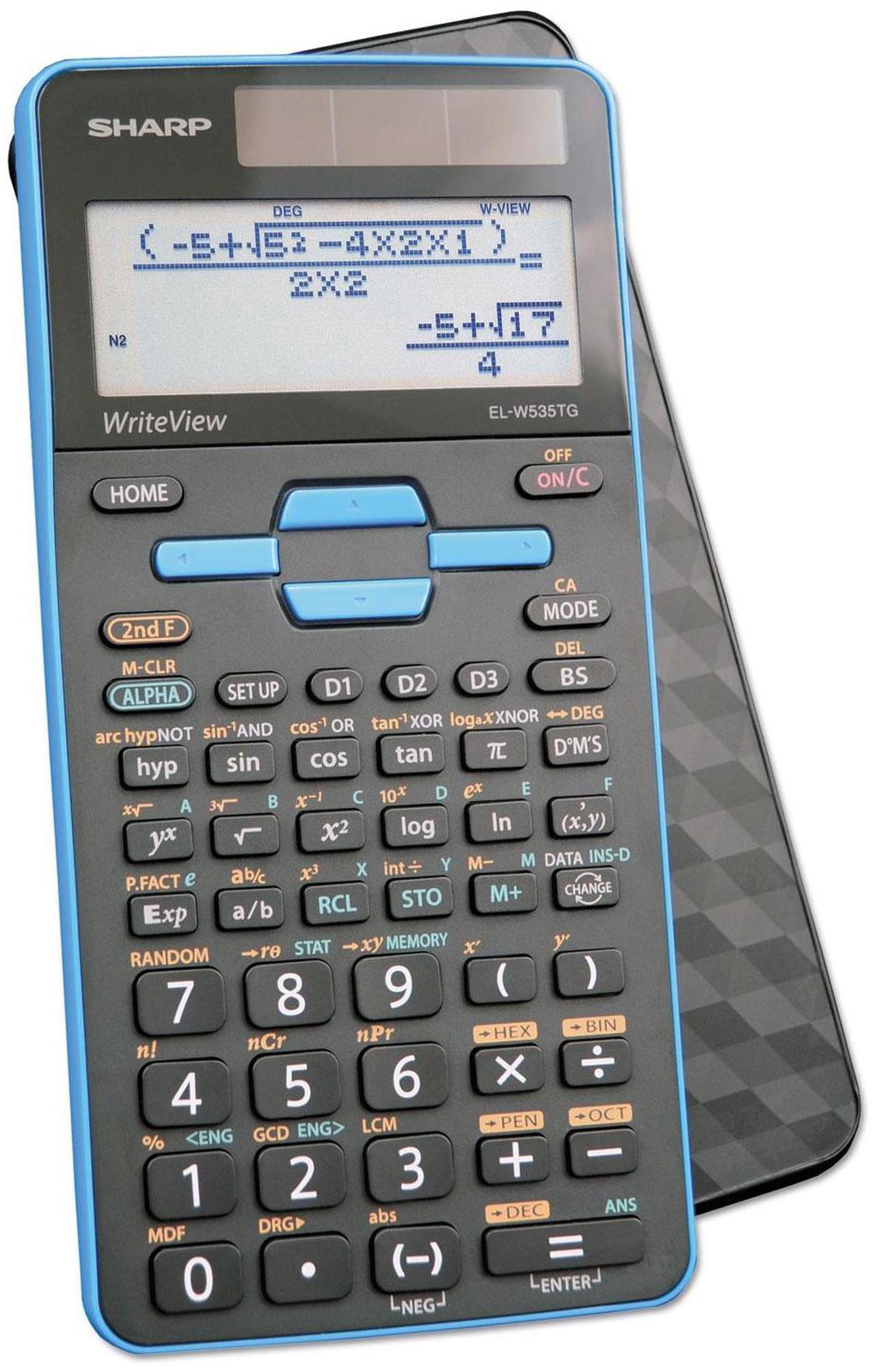 Alt view image 9 of 11 - Sharp EL-W535TGBBL Scientific Calculator 16-Digit LCD ELW535TGBBL
