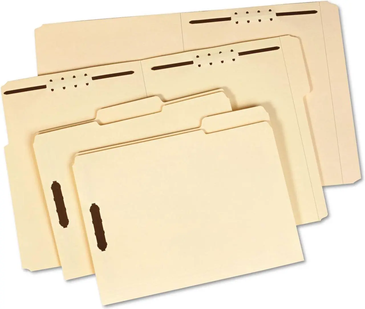 Alt view image 2 of 19 - Pendaflex Top Tab Fastener Folder 1/3 Cut Top Tab Letter 18 Point Manila 50/Box