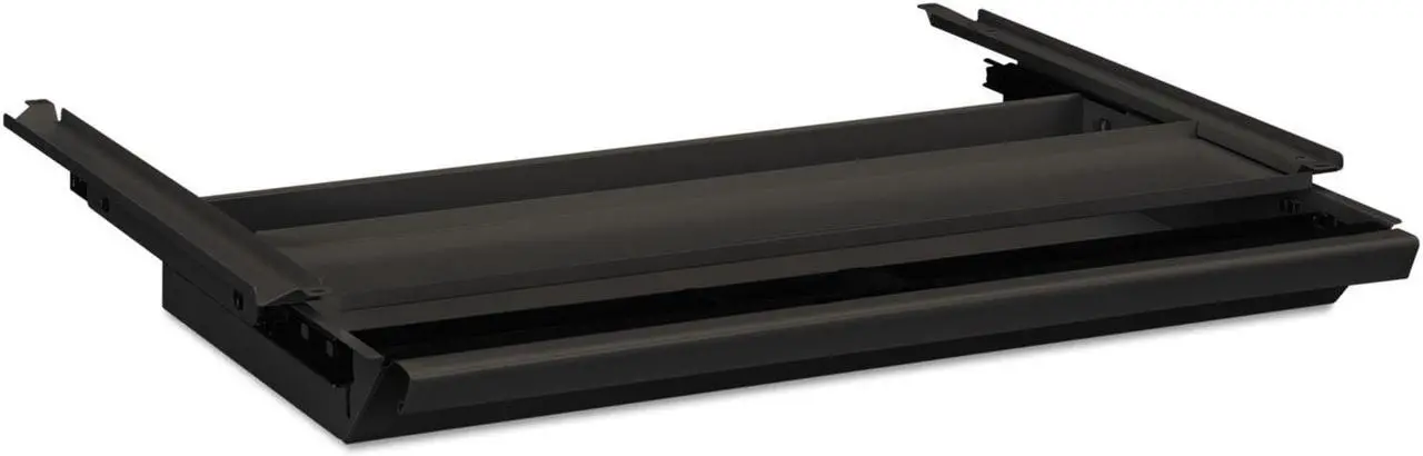Main image of HON Center Drawer With Core Removable Locks Metal 24-3/4 x 14-3/4 x 3 Charcoal D8S