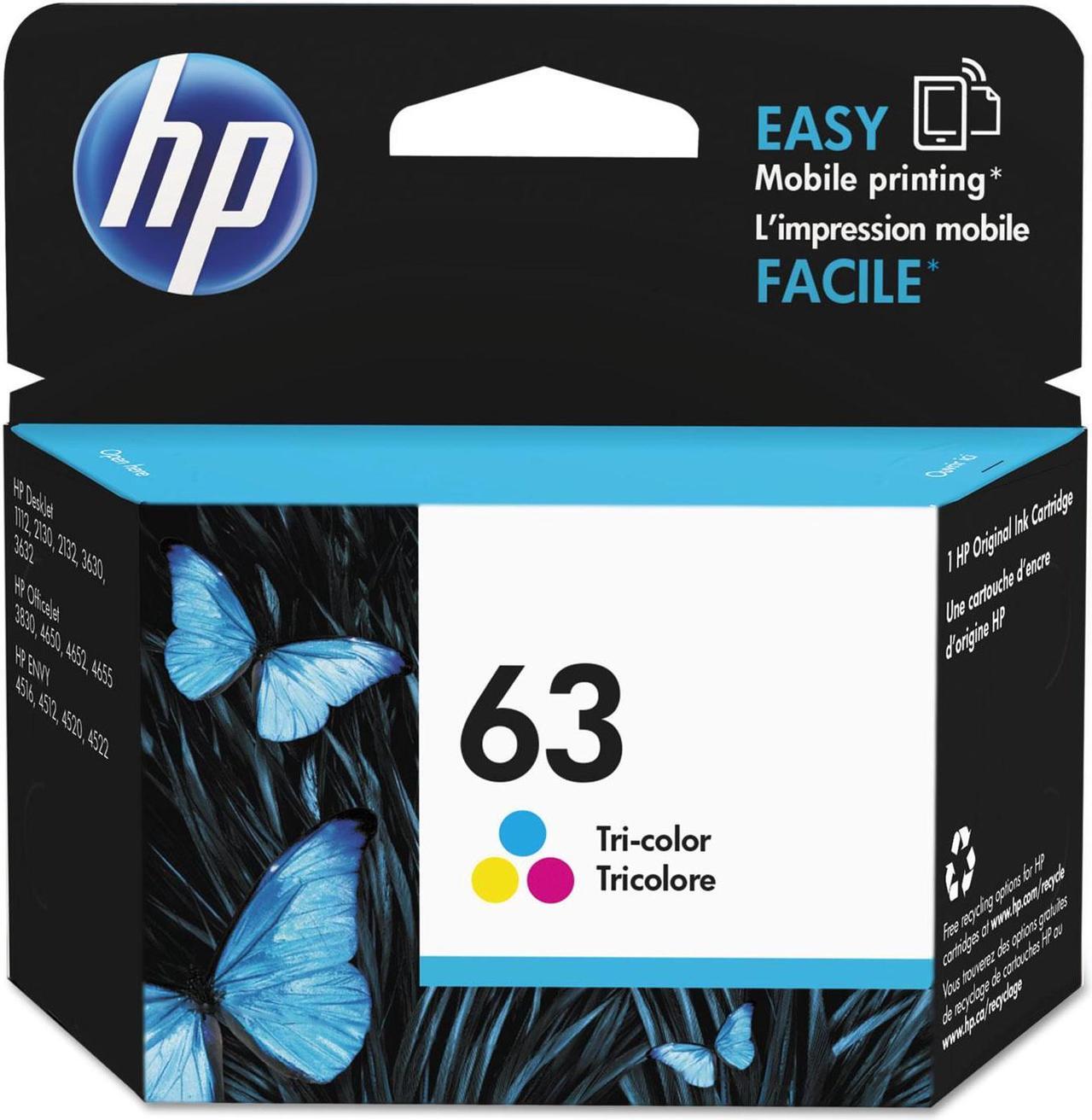 Alt view image 17 of 20 - HP F6U61AN#140 63 Original Ink Cartridge Tri-Color
