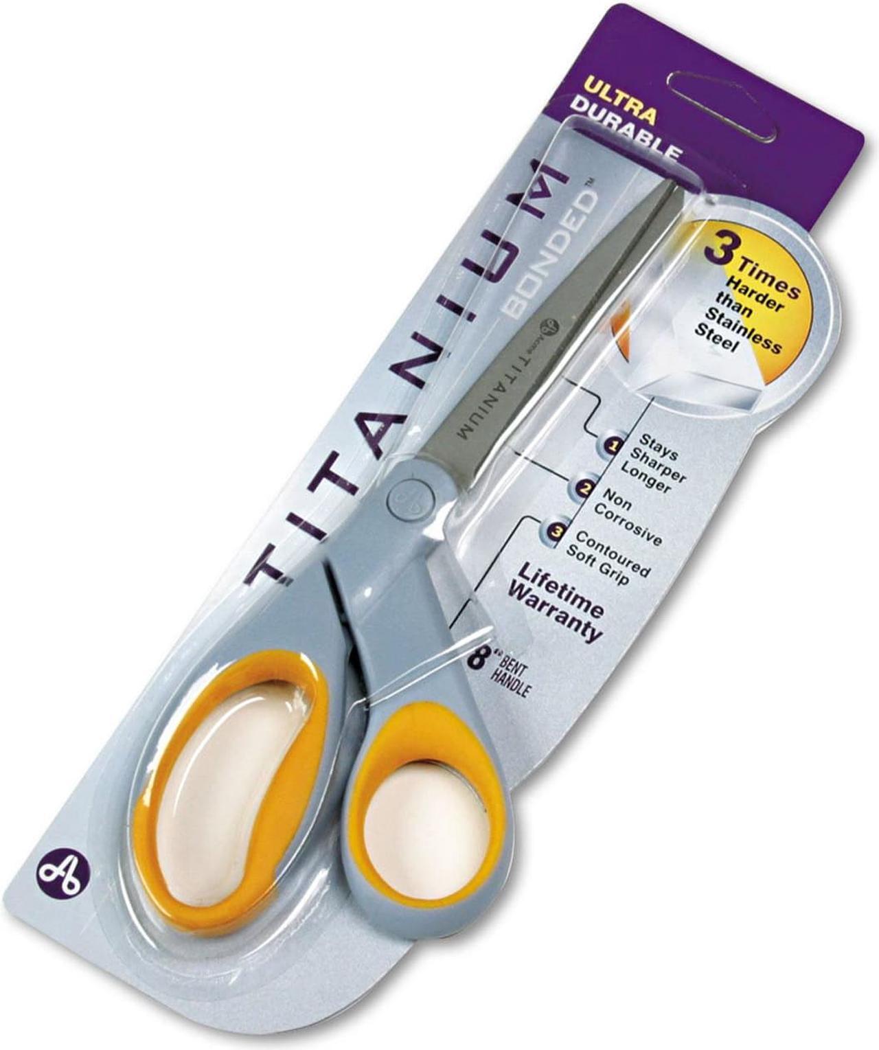 Alt view image 4 of 14 - Westcott Titanium Bonded Scissors 8" Bent 13731