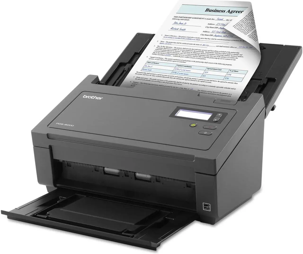 Alt view image 5 of 7 - Brother PDS-6000 600 x 600 dpi USB Color Desktop Scanner with Duplex for Higher Scan Volumes