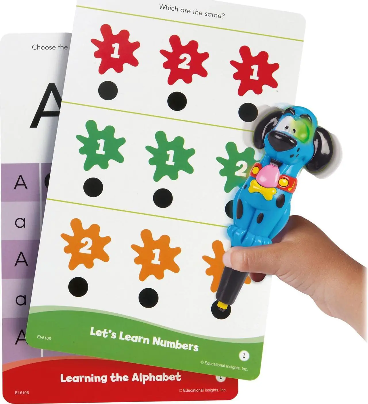 Alt view image 10 of 11 - Educational Insights Getting Ready For School Hot Dots Set
