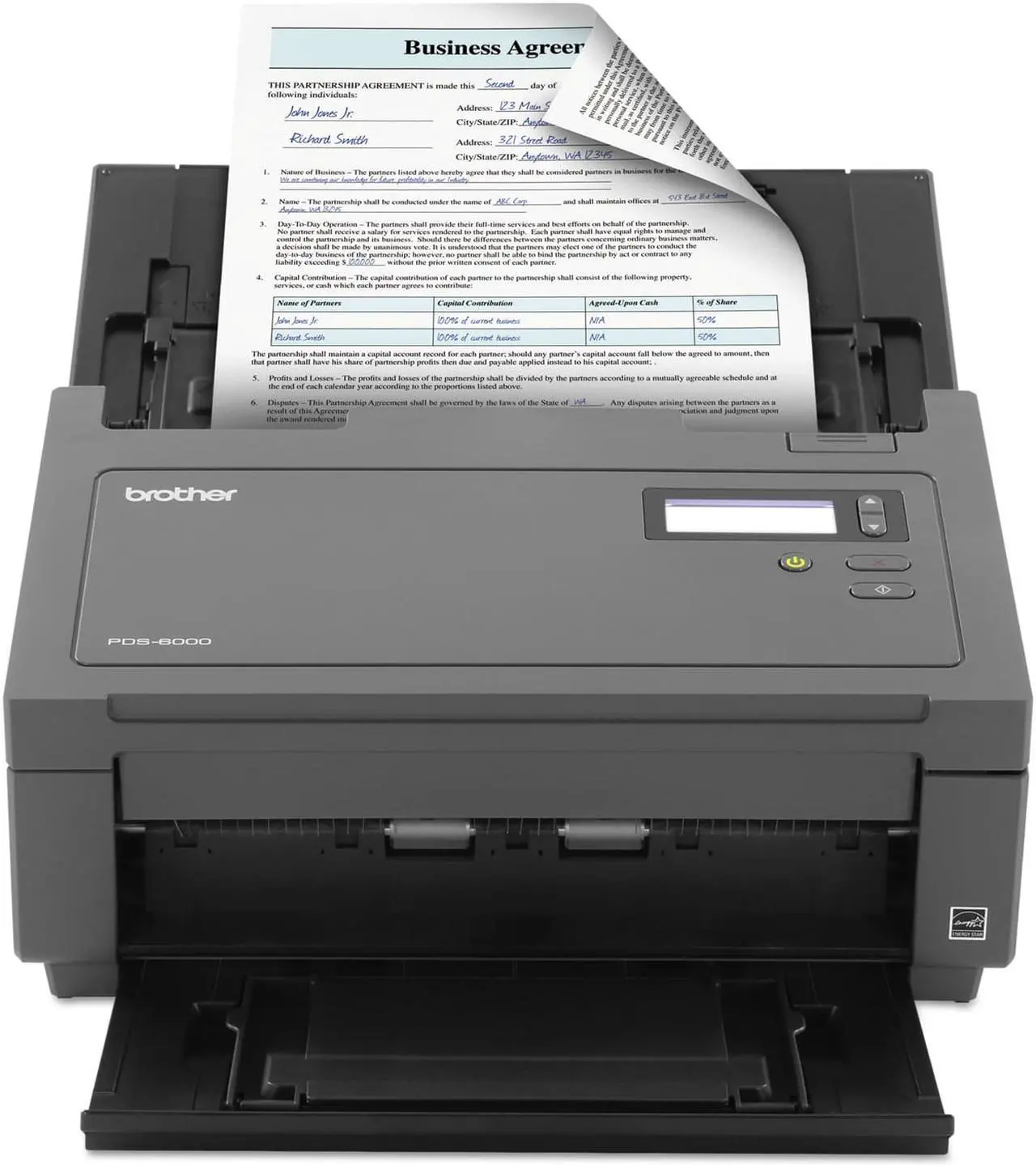 Alt view image 4 of 7 - Brother PDS-6000 600 x 600 dpi USB Color Desktop Scanner with Duplex for Higher Scan Volumes