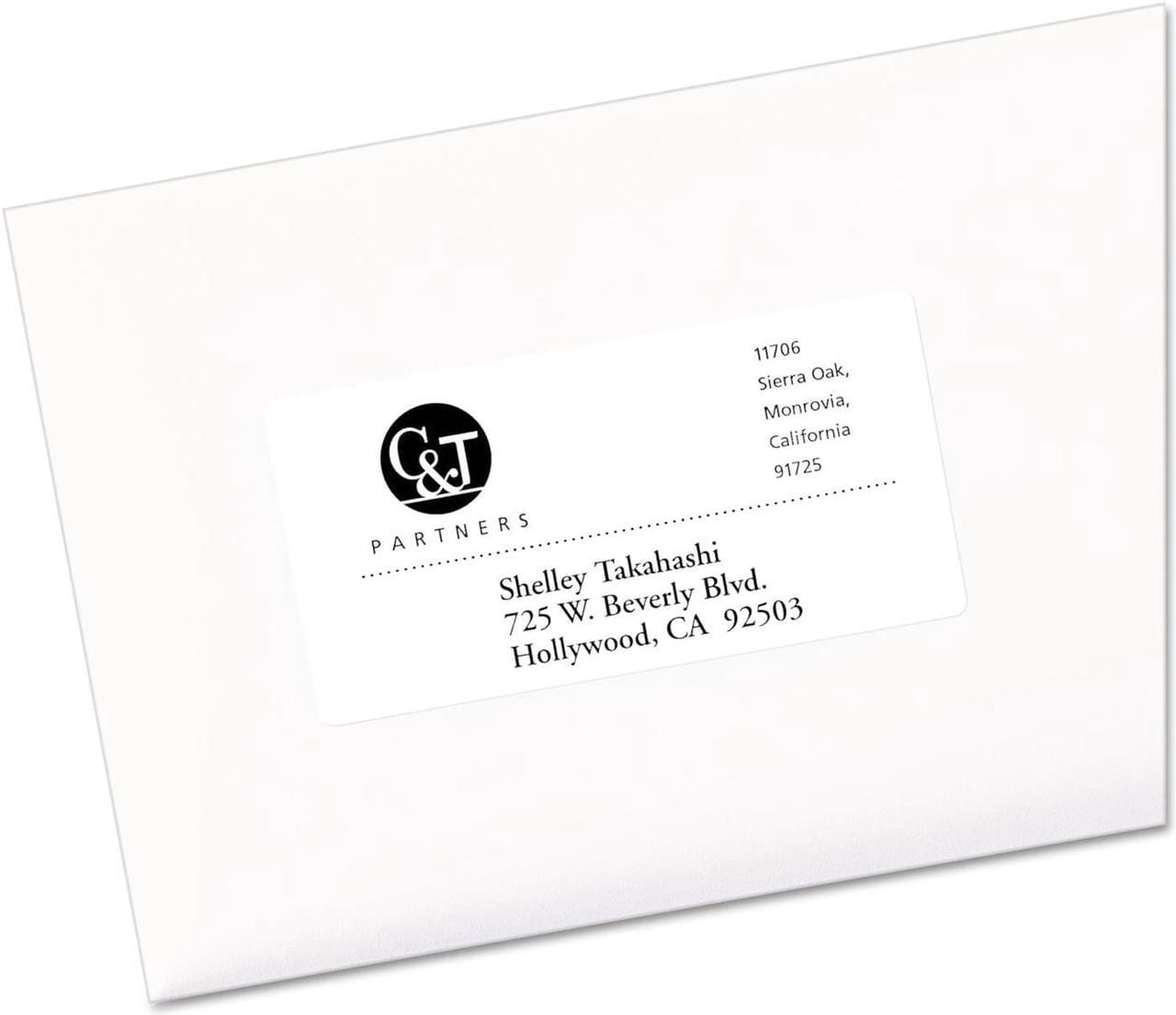 Alt view image 7 of 10 - Avery Shipping Labels with TrueBlock Technology Laser/Inkjet 2 x 4 White 5000