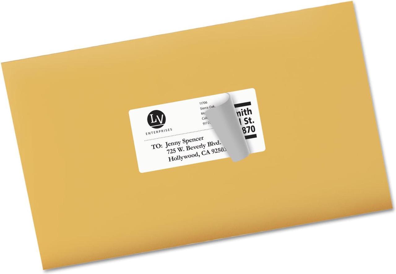 Alt view image 8 of 10 - Avery Shipping Labels with TrueBlock Technology Laser/Inkjet 2 x 4 White 5000
