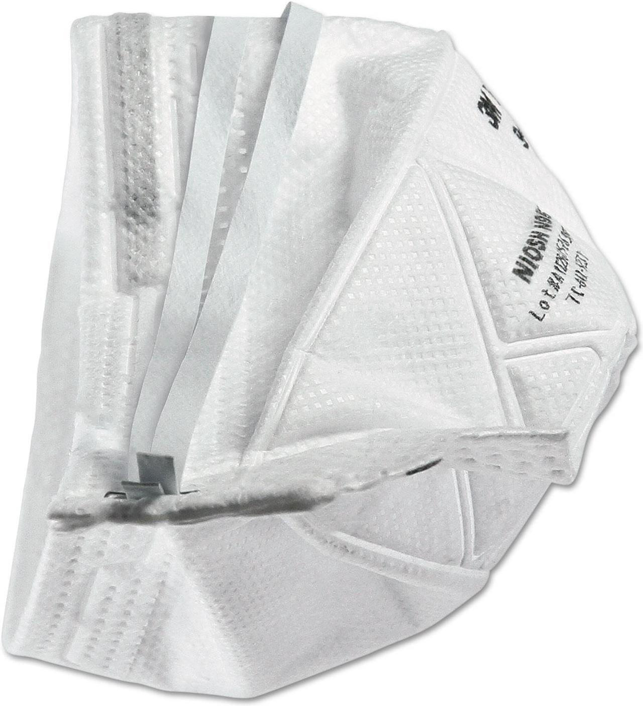Alt view image 7 of 8 - 3M VFlex Particulate Respirator N95 Regular 50/box 9105