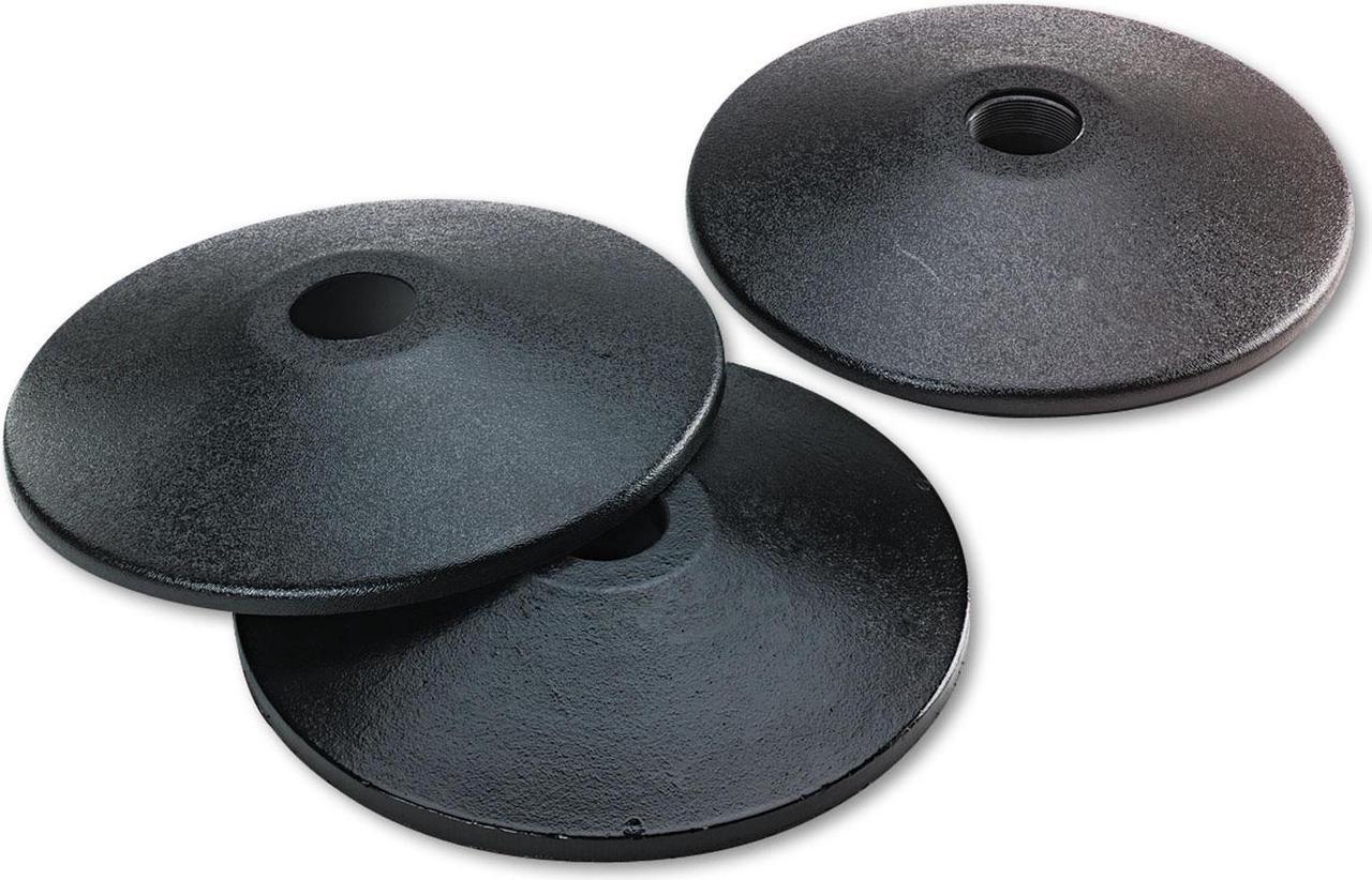 Alt view image 14 of 17 - Tatco 11711 Adjusta-Tape Crowd Control Bases  Steel  14   deep  Black  Two per Box