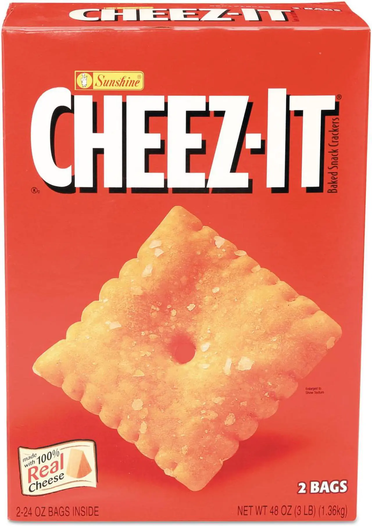 Alt view image 6 of 8 - Kellogg's Cheez-it Crackers Original 48 oz Box 2410010200