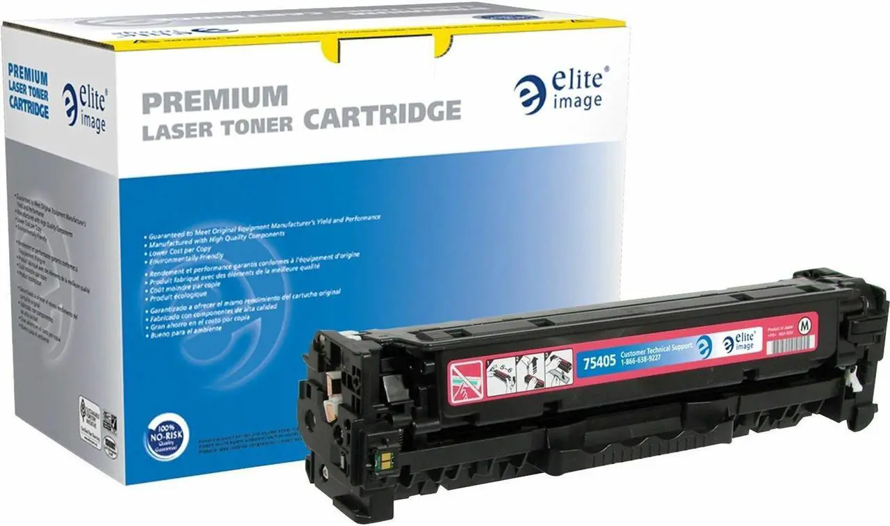 Alt view image 2 of 3 - Elite Image Compatible Magenta Toner Cartridge (Alternative for HP 304A/CC533A)