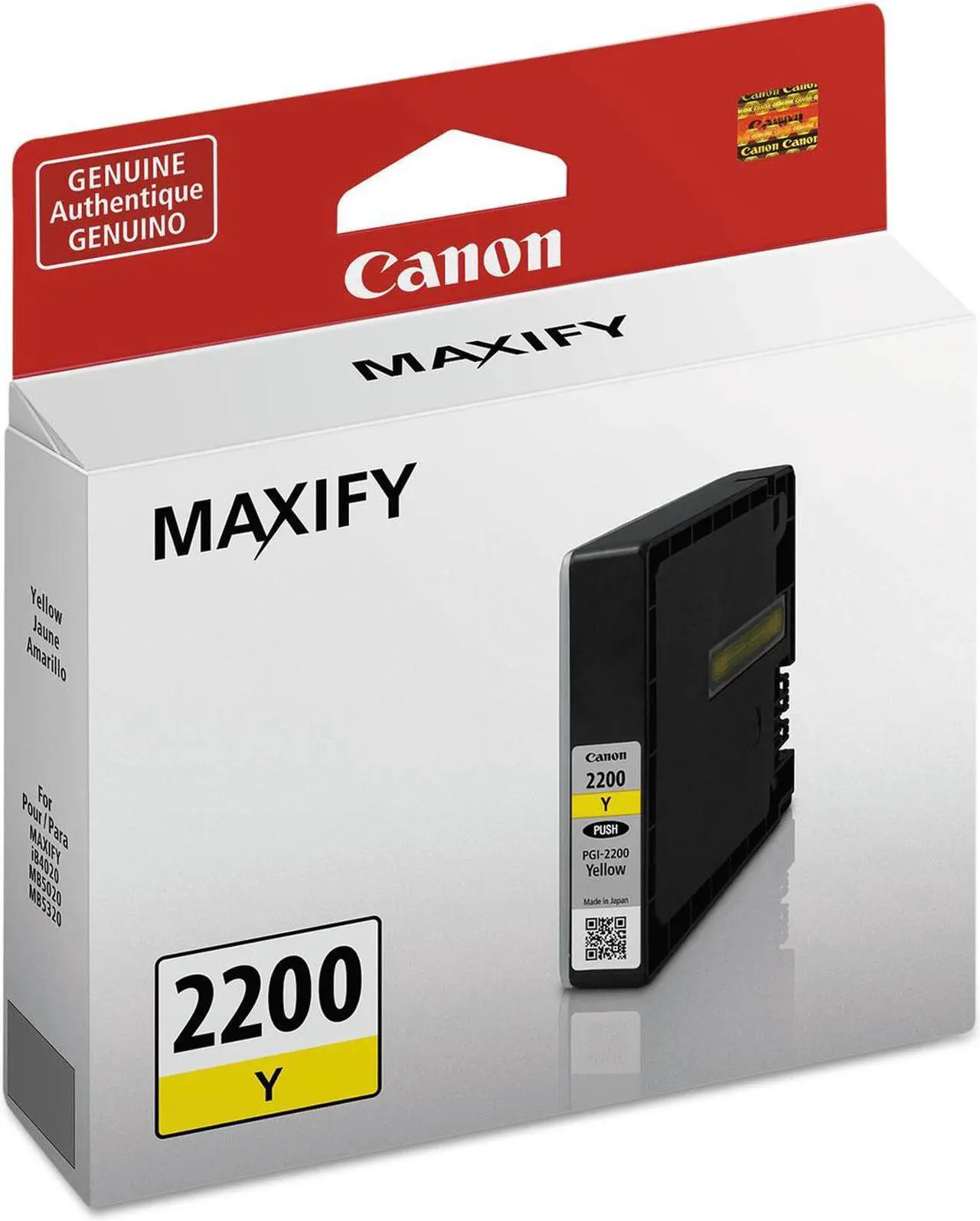 Alt view image 12 of 13 - Canon PGI-2200 Y Ink Tank Ink Cartridge