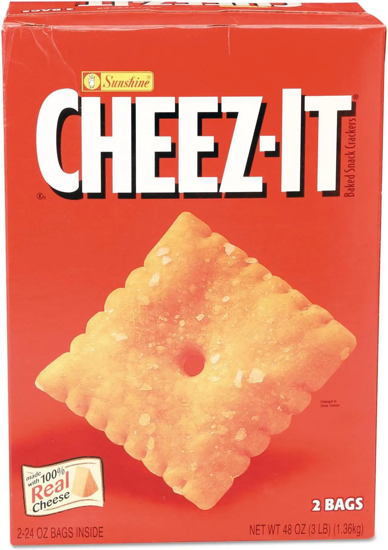 Alt view image 8 of 8 - Kellogg's Cheez-it Crackers Original 48 oz Box 2410010200