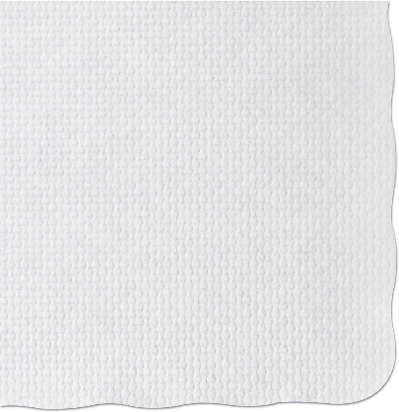 Alt view image 15 of 16 - Hoffmaster PM32052 Knurl Embossed Scalloped Edge Placemats, 9 1/2 x 13 1/2, White, 1000/Carton, 1 Carton