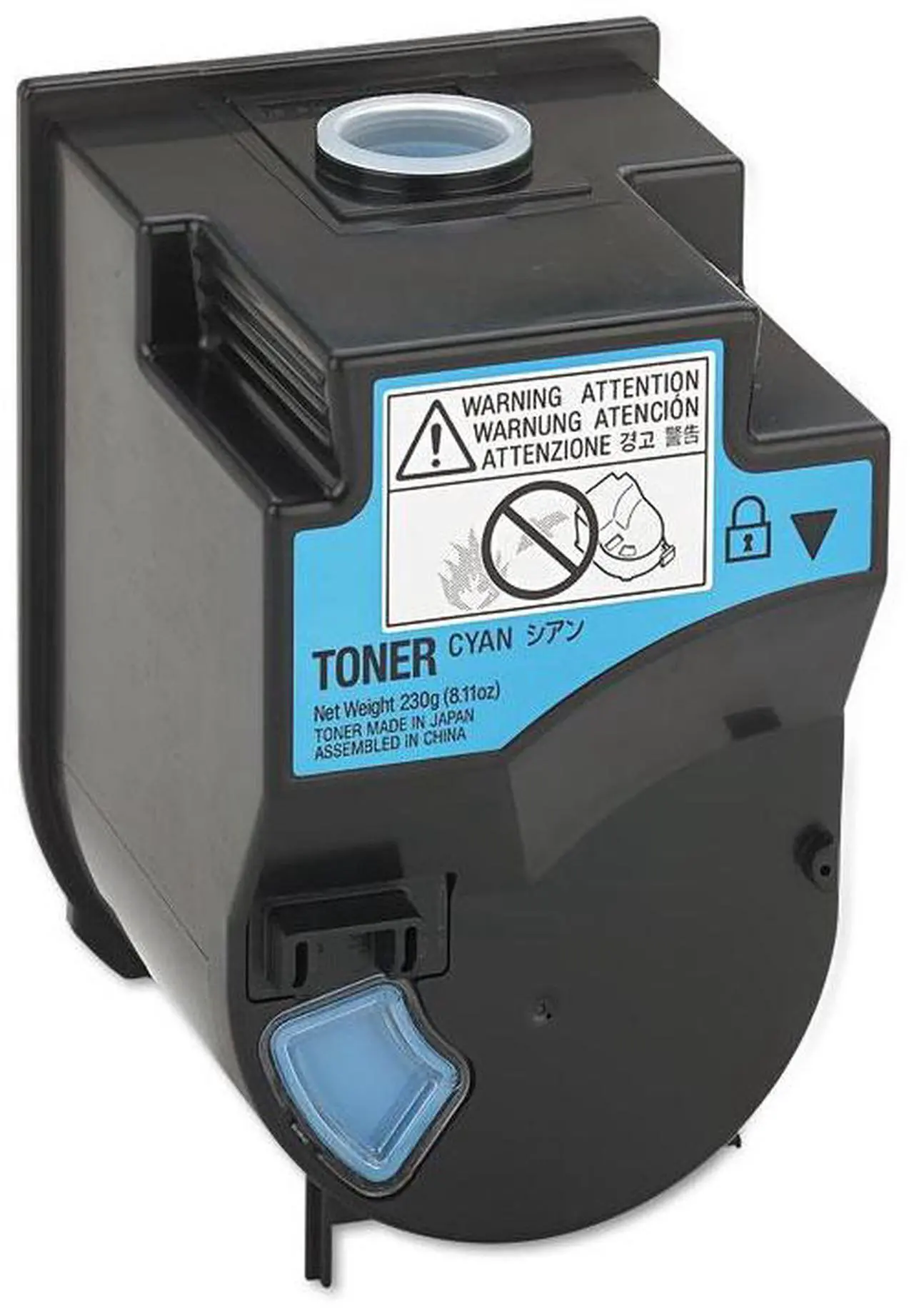 Alt view image 5 of 7 - Konica Minolta Cyan Toner Cartridge