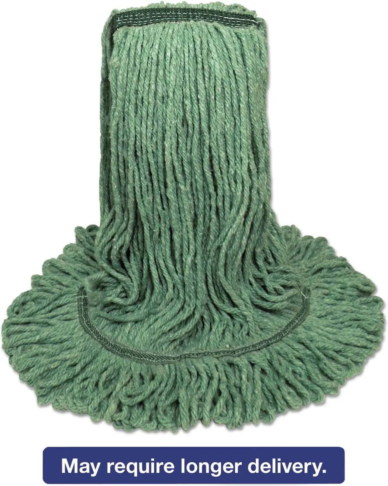 Alt view image 5 of 11 - Boardwalk Mop Head Premium Standard Head Cotton/Rayon Fiber Medium Green 502GNNB