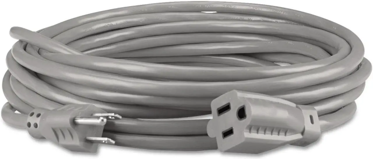 Alt view image 16 of 20 - Innovera Indoor Heavy-Duty Extension Cord, 15ft, Gray 72215