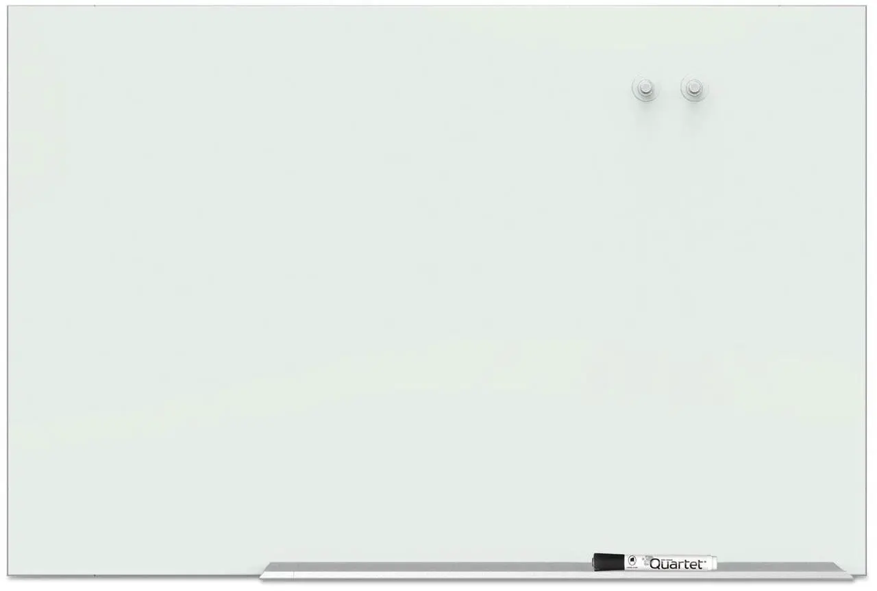 Alt view image 4 of 15 - Quartet G8548E Element Magnetic Glass Dry-erase Board, 85"W x 48"H