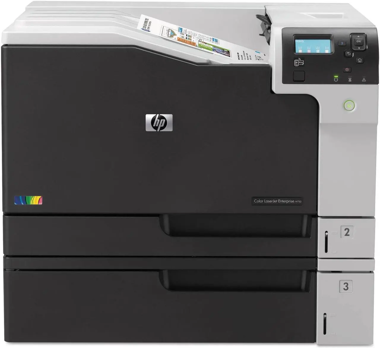 Alt view image 16 of 16 - HP LaserJet Enterprise M750n (D3L08A#BGJ) Duplex 600 x 600 dpi USB / Ethernet Color Laser Printer