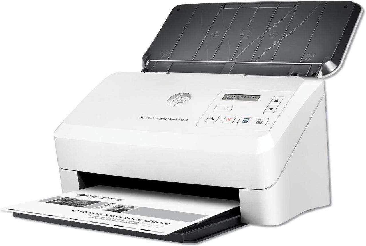 Alt view image 7 of 20 - HP Scanjet Enterprise Flow 7000 s3 Sheetfed OCR Scanner 600dpi