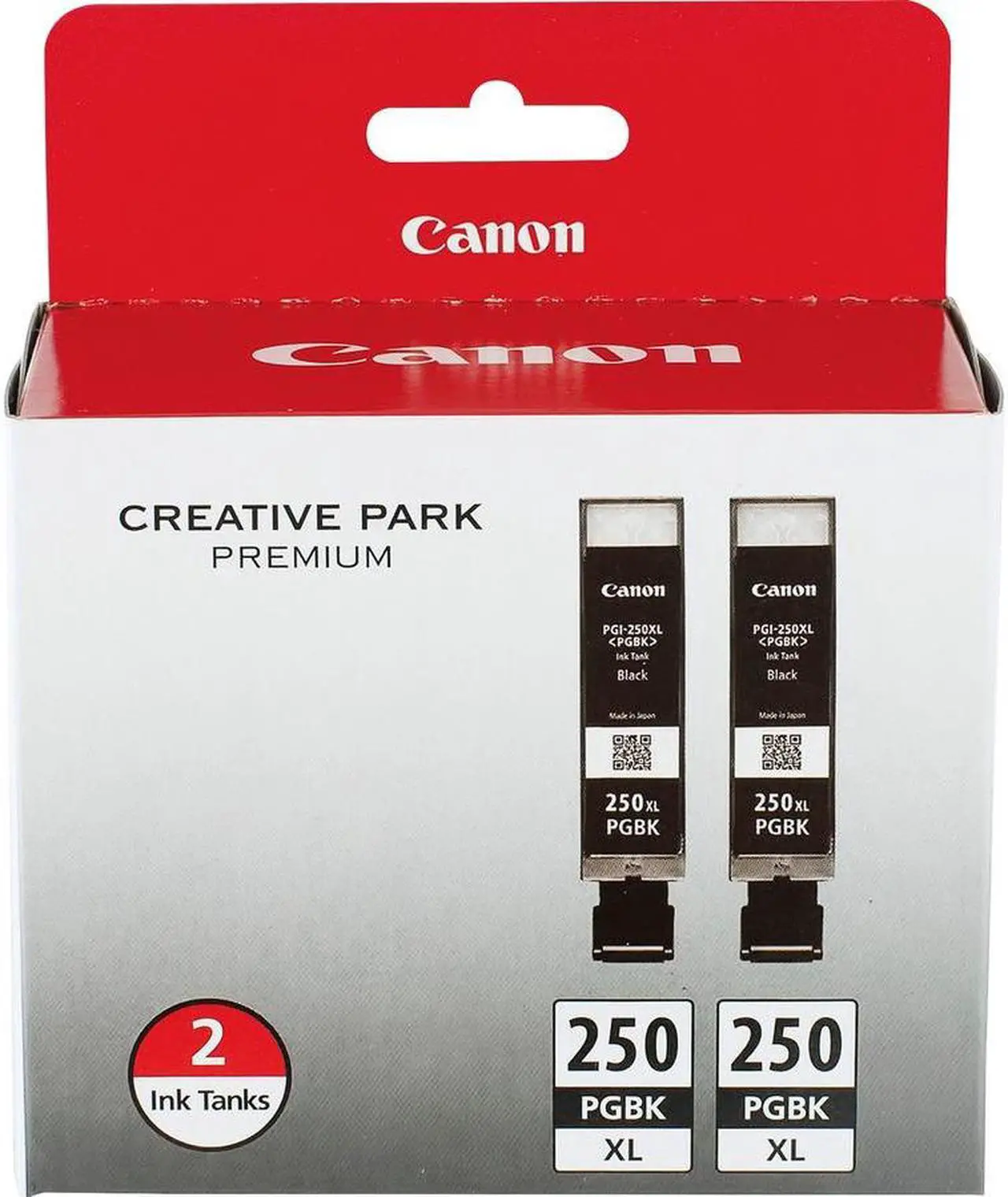 Main image of Canon PGI-250XL PIXMA MG5420 High-Yield Pigment Ink Cartridge, 2 Pack Black