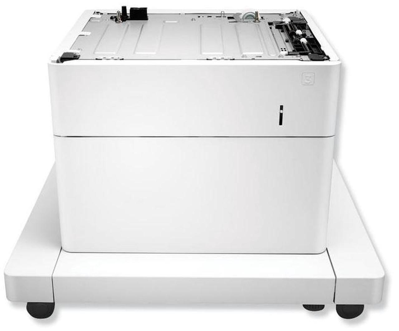 Alt view image 2 of 15 - HP J8J91A Paper Feeder And Cabinet - Printer Base With Media Feeder - 550 Sheets In 1 Tray(S) - For Laserjet Enterprise Mfp M633, Laserjet Managed Mfp E62555