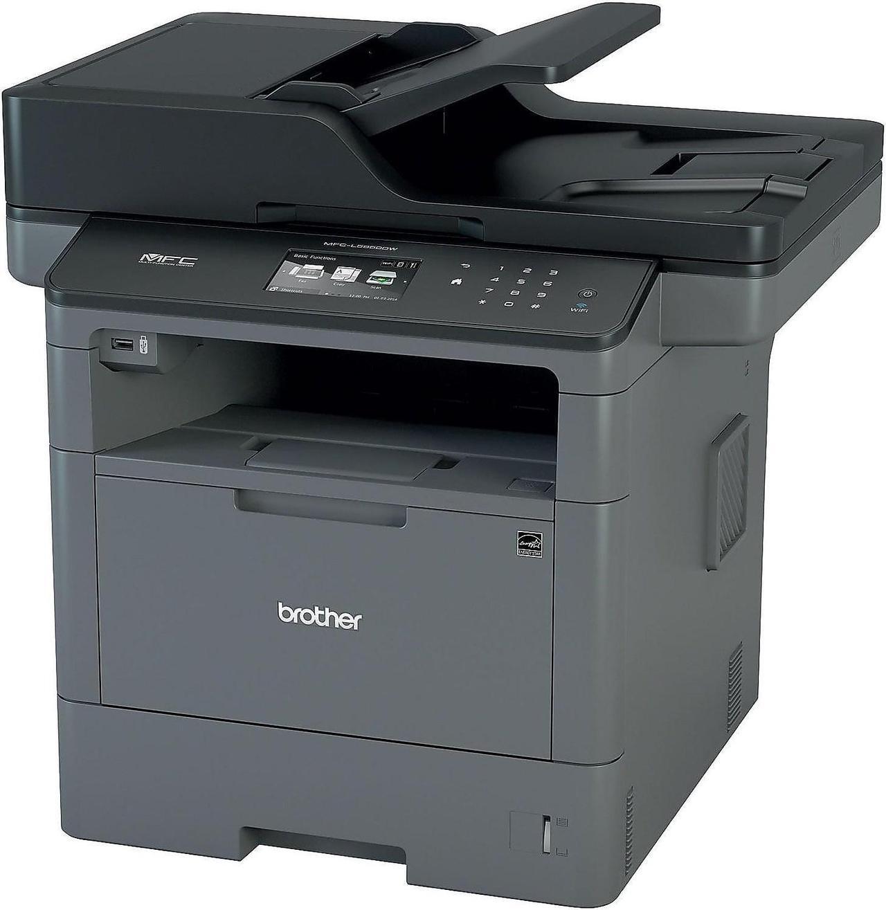 Alt view image 9 of 17 - Brother MFC-L5850DW Monochrome Laser All-In-One Printer, Copier, Scanner, Fax