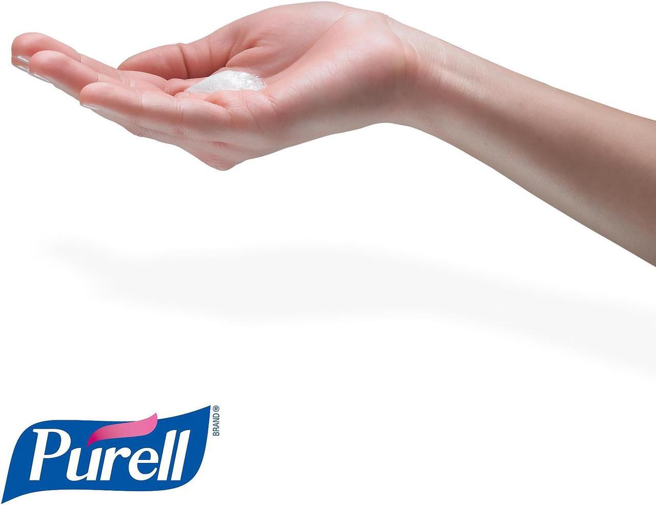 Alt view image 6 of 10 - Purell® Healthcare Advanced Unscented Foam Hand Sanitizer Refill, ES6, 40.58 Oz