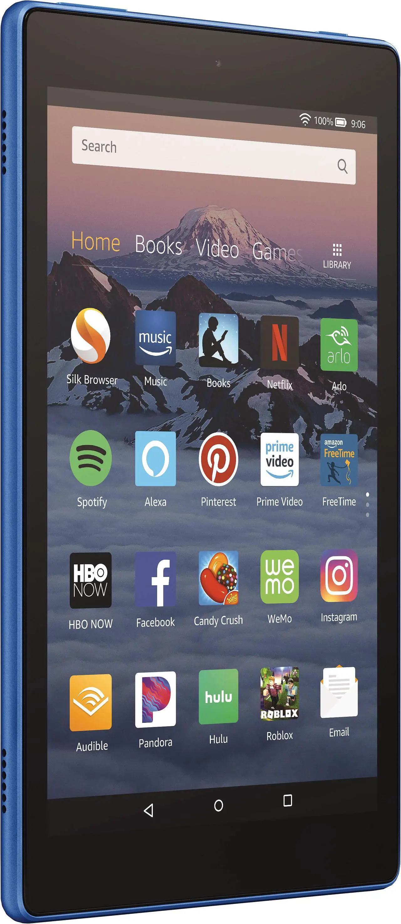Alt view image 17 of 20 - Amazon Fire HD 8 Tablet 16GB 8" HD Display with Alexa, Blue
