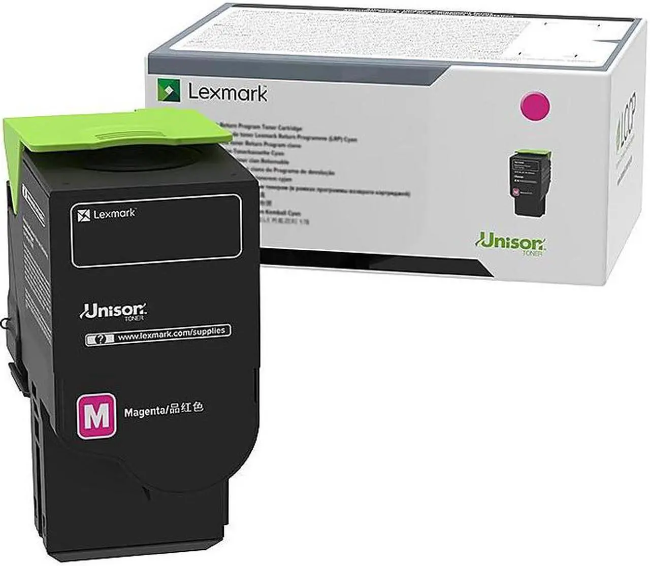 Alt view image 5 of 12 - Lexmark - 78C0X30 - Lexmark Unison Original Toner Cartridge - Magenta - Laser - Extra High Yield - 5000 Pages