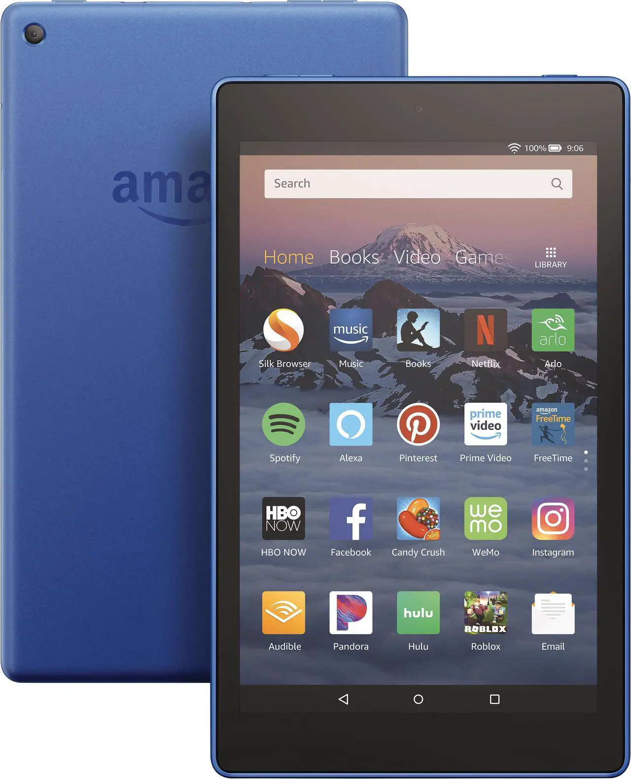Alt view image 14 of 20 - Amazon Fire HD 8 Tablet 16GB 8" HD Display with Alexa, Blue