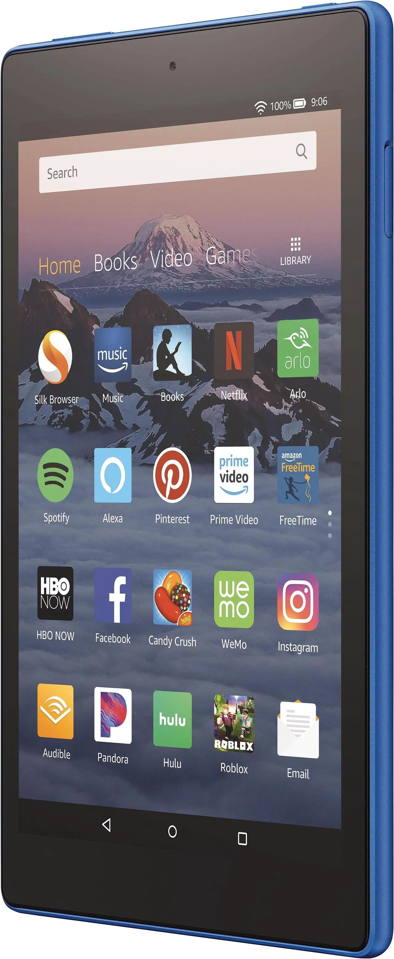 Alt view image 16 of 20 - Amazon Fire HD 8 Tablet 16GB 8" HD Display with Alexa, Blue