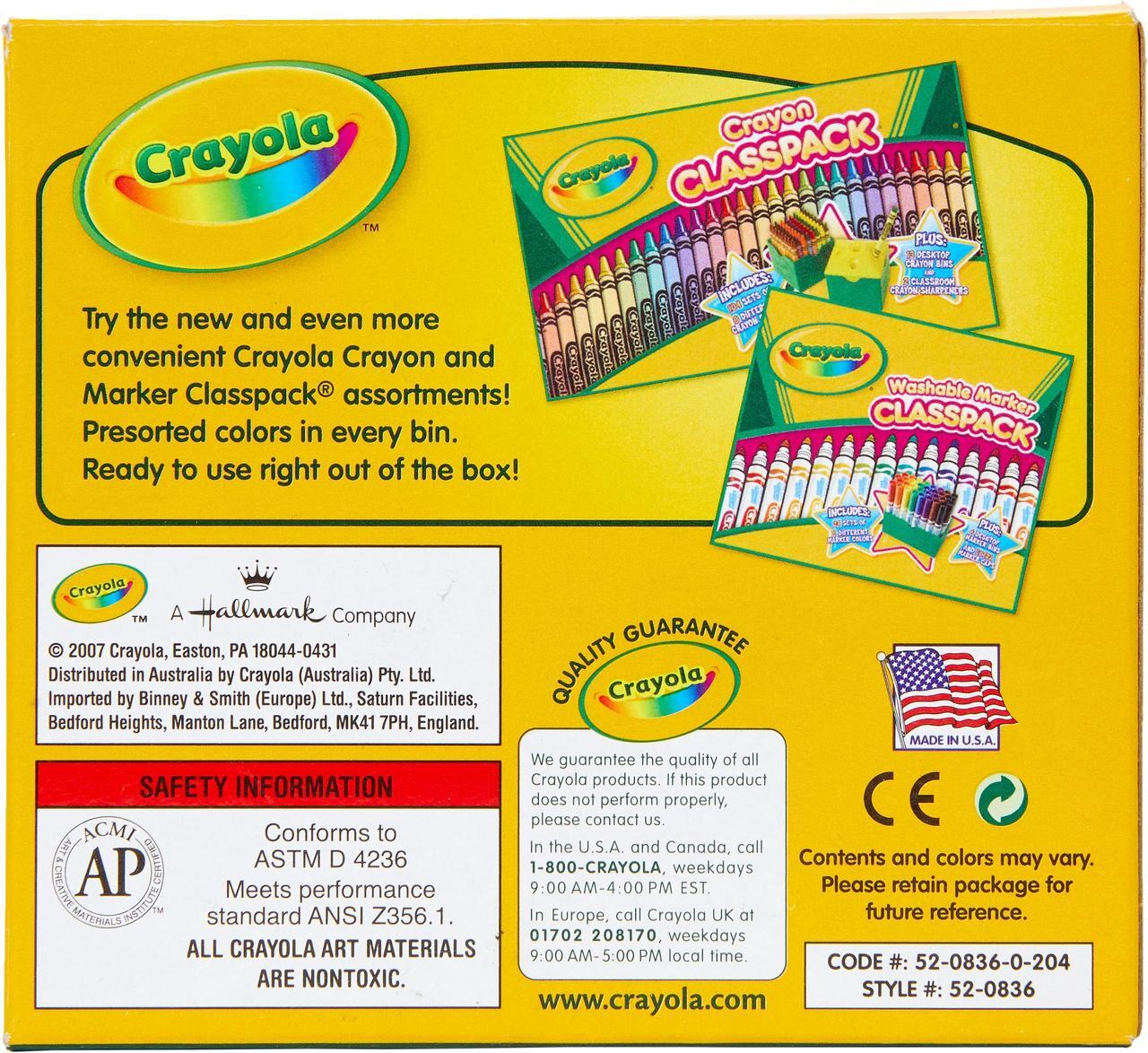 Alt view image 7 of 8 - Crayola Regular Crayon Single Color Refill Pack of 12 - Gray 52-0836-052