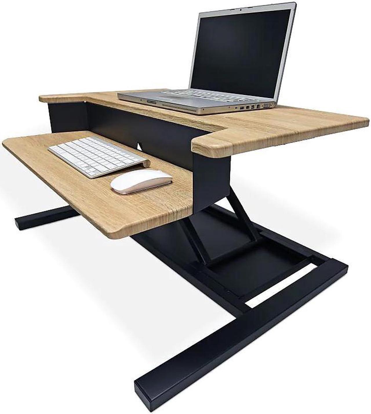 Alt view image 12 of 20 - Luxor LVLUP PRO32-WO Level Up 32 Pro Standing Desk Converter