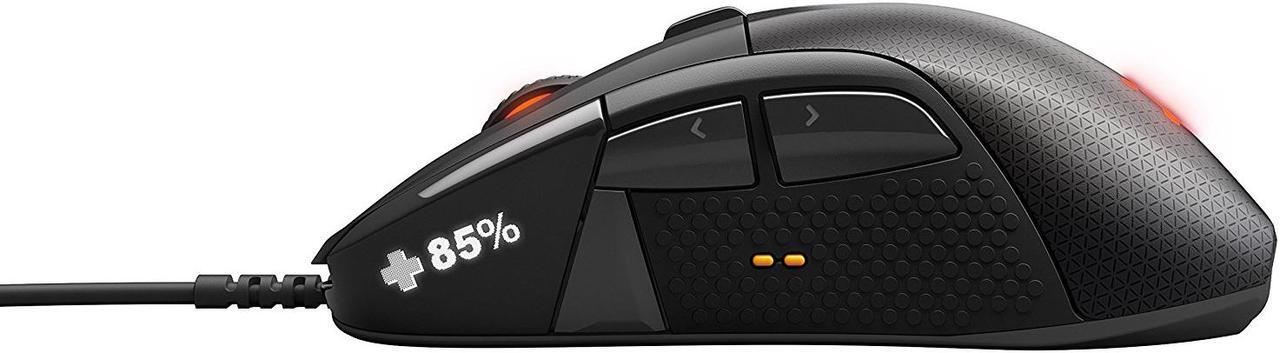 Alt view image 3 of 6 - SteelSeries 62331 Rival 700 Gaming Mouse, OLED Display, Tactile Alerts, 16000 CPI, Multicolor