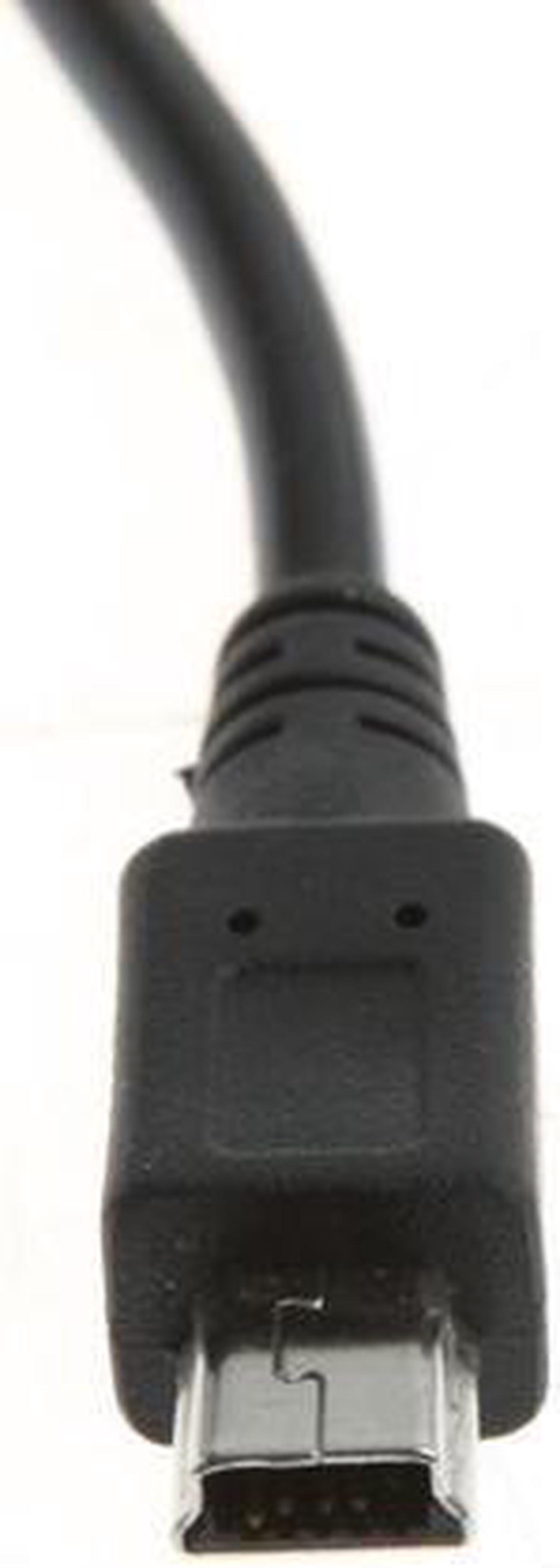 Alt view image 5 of 5 - USB 2.0 Type-A Male to Mini USB Type-B Male 5Pin Data and Power Charge Cable Black 80cm